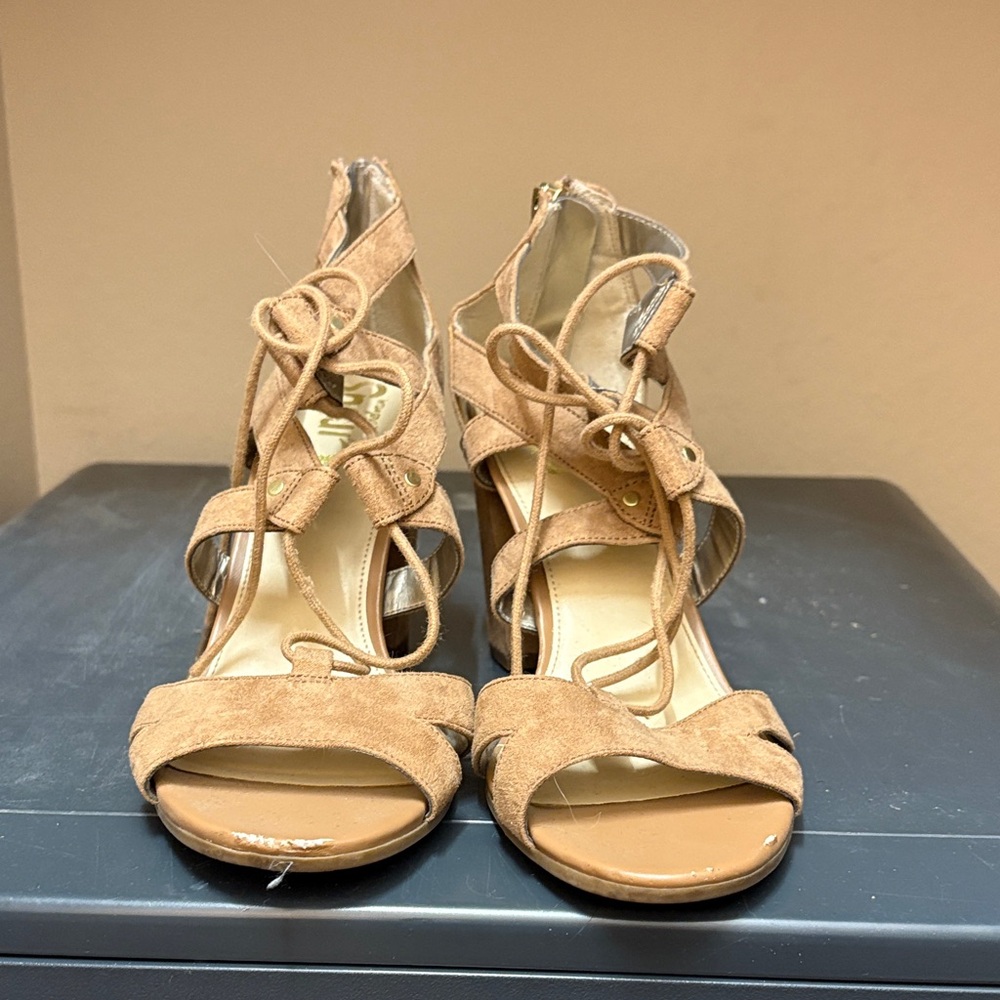 Circus by Sam Edelman Tan Strappy Heels